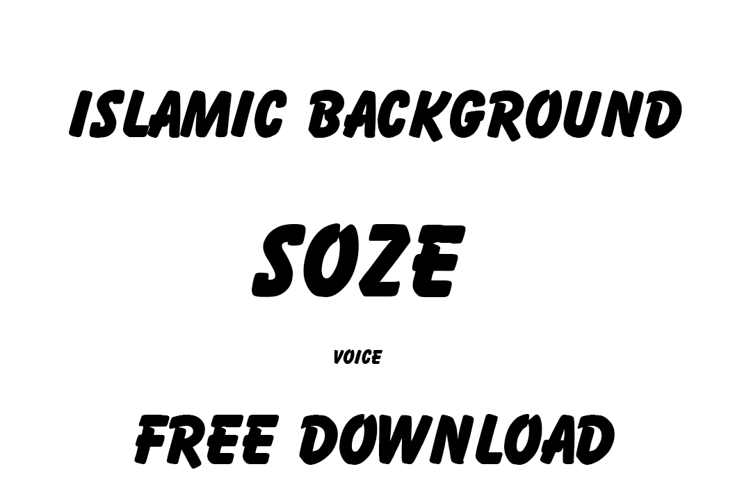Islamic BackGround Soze Free Download
